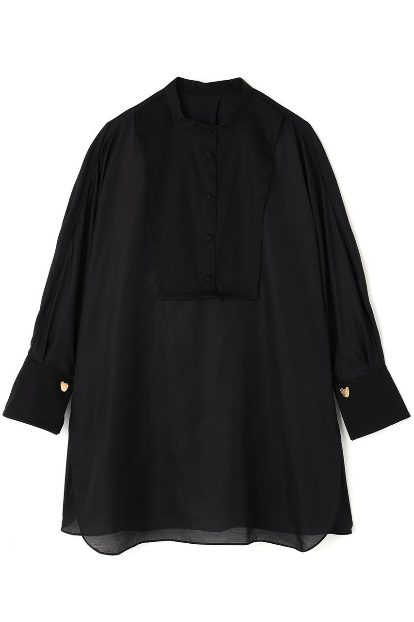 【アドーア/ADORE】のシルキーソフトサテンブラウス インテリア・キッズ・メンズ・レディースファッション・服の通販 founy(ファニー) 　ファッション　Fashion　レディースファッション　Fashion for Women　トップス・カットソー　Cut & Sew Tops　シャツ・ブラウス・オフィスカジュアル　Elegant Blouses & Button-Ups　サテン　Satin, Glossy Fabric　スリット　Slit, Slit Detail　スリーブ　Sleeve, Long Sleeve / Short Sleeve　ロング　Long, Long-Length　長袖　Long Sleeve, Full Sleeve　ブラック|ID: prp329100004630140 ipo3291000000035453037