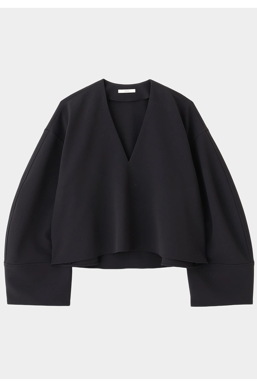 【ル フィル/LE PHIL】のマルチギアバルーンブラウス インテリア・キッズ・メンズ・レディースファッション・服の通販 founy(ファニー) 　ファッション　Fashion　レディースファッション　Fashion for Women　トップス・カットソー　Cut & Sew Tops　シャツ・ブラウス・オフィスカジュアル　Elegant Blouses & Button-Ups　スリーブ　Sleeve, Long Sleeve / Short Sleeve　バランス　Balance, Style Balance　バルーン　Balloon, Balloon Silhouette　ビッグ　Big, Oversized　ロング　Long, Long-Length　ブラック|ID: prp329100004630145 ipo3291000000035753168