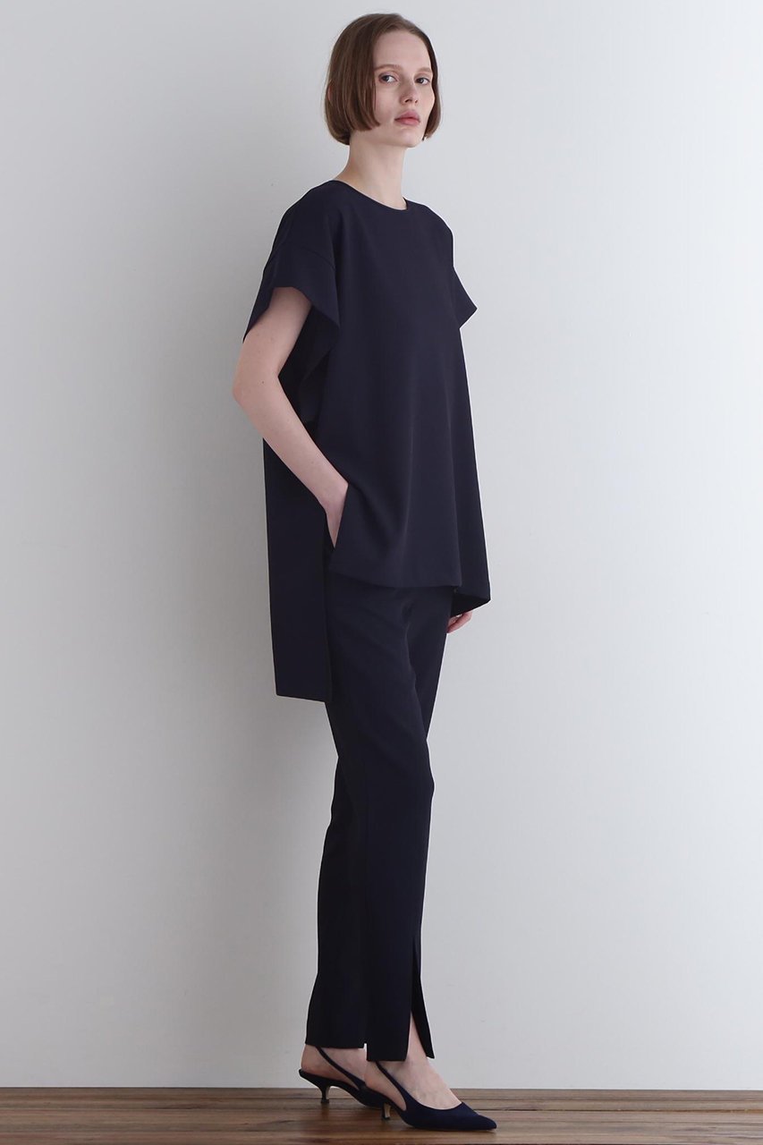【ル フィル/LE PHIL】の2WAYツイルブラウス 人気、トレンドファッション・服の通販 founy(ファニー) 　ファッション　Fashion　レディースファッション　Fashion for Women　トップス・カットソー　Cut & Sew Tops　シャツ・ブラウス・オフィスカジュアル　Elegant Blouses & Button-Ups　おすすめ　Recommended / Our Picks　ショート　Short, Short Length　ストレッチ　Stretch, Stretchy Fabric　スリット　Slit, Slit Detail　スリーブ　Sleeve, Long Sleeve / Short Sleeve　セットアップ　Set-Up, Coordinated Outfit　フォルム　Silhouette, Form　リラックス　Relax, Relaxed Fit　other-3|ID: prp329100004630148 ipo3291000000033299594
