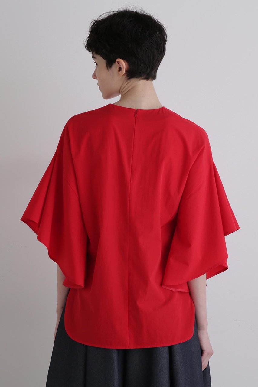 【ル フィル/LE PHIL】のナイロンストレッチフレアブラウス 人気、トレンドファッション・服の通販 founy(ファニー) 　ファッション　Fashion　レディースファッション　Fashion for Women　トップス・カットソー　Cut & Sew Tops　シャツ・ブラウス・オフィスカジュアル　Elegant Blouses & Button-Ups　ショート　Short, Short Length　スタンダード　Standard, Basic　ストレッチ　Stretch, Stretchy Fabric　スリーブ　Sleeve, Long Sleeve / Short Sleeve　フレア　Flare, Flared　ボトム　Bottoms, Lower Wear　other-5|ID: prp329100004630149 ipo3291000000034028182