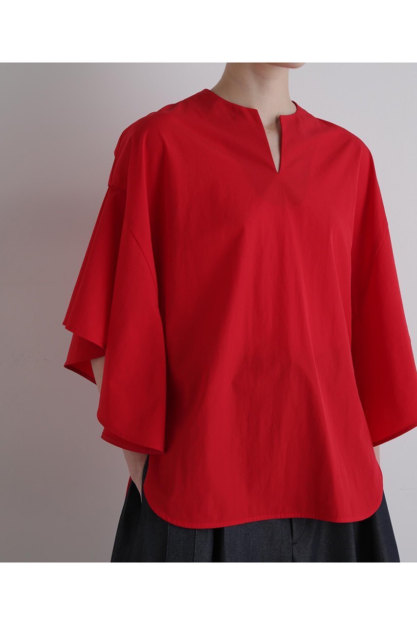 【ル フィル/LE PHIL】のナイロンストレッチフレアブラウス 人気、トレンドファッション・服の通販 founy(ファニー) 　ファッション　Fashion　レディースファッション　Fashion for Women　トップス・カットソー　Cut & Sew Tops　シャツ・ブラウス・オフィスカジュアル　Elegant Blouses & Button-Ups　ショート　Short, Short Length　スタンダード　Standard, Basic　ストレッチ　Stretch, Stretchy Fabric　スリーブ　Sleeve, Long Sleeve / Short Sleeve　フレア　Flare, Flared　ボトム　Bottoms, Lower Wear　other-7|ID: prp329100004630149 ipo3291000000034028184