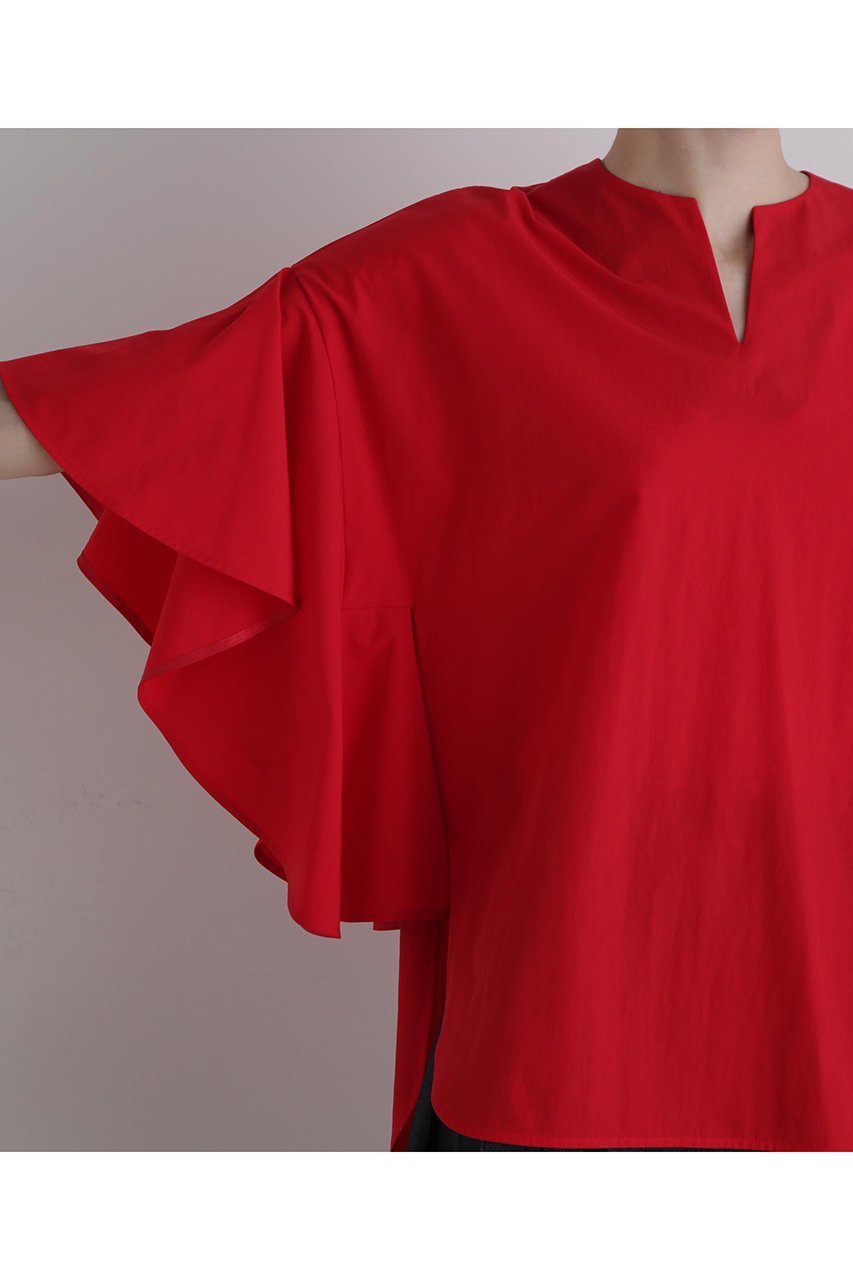 【ル フィル/LE PHIL】のナイロンストレッチフレアブラウス 人気、トレンドファッション・服の通販 founy(ファニー) 　ファッション　Fashion　レディースファッション　Fashion for Women　トップス・カットソー　Cut & Sew Tops　シャツ・ブラウス・オフィスカジュアル　Elegant Blouses & Button-Ups　ショート　Short, Short Length　スタンダード　Standard, Basic　ストレッチ　Stretch, Stretchy Fabric　スリーブ　Sleeve, Long Sleeve / Short Sleeve　フレア　Flare, Flared　ボトム　Bottoms, Lower Wear　other-8|ID: prp329100004630149 ipo3291000000034028185