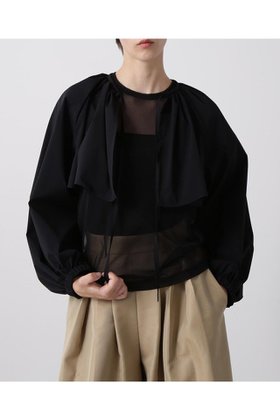 【ヒューエルミュージアム/hueLe Museum】の【hLM】タイプライターブラウス 人気、トレンドファッション・服の通販 founy(ファニー) ファッション Fashion レディースファッション Fashion for Women トップス・カットソー Cut & Sew Tops シャツ・ブラウス・オフィスカジュアル Elegant Blouses & Button-Ups インナー Innerwear ストレッチ Stretch, Stretchy Fabric スマート Smart, Elegant スリーブ Sleeve, Long Sleeve / Short Sleeve タイプライター Typewriter Fabric, Crisp Cotton タートルネック Turtleneck, High Neck ロング Long, Long-Length 半袖 Short Sleeve, Half Sleeve 夏 Summer 新作・新入荷 New Arrivals / New In 秋 Autumn |ID:prp329100004630151