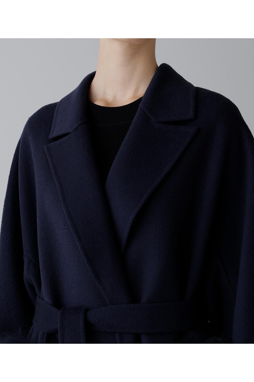 【アドーア/ADORE】のソリッドウールリバーコート 人気、トレンドファッション・服の通販 founy(ファニー) 　ファッション　Fashion　レディースファッション　Fashion for Women　アウター　Coat / Outerwear Collection　コート・ロングコート・ピーコート　Long Coats, Peacoats & More　ガウン　Gown, Robe　ダブル　Double, Double-Breasted　フェイス　Face, Facial Design　フォックス　Fox, Fox Fur　ポケット　Pocket, Pocket Detail　リアル　Real, Realistic　リバーシブル　Reversible, Two-Sided　ロング　Long, Long-Length　定番　Standard, Basic Item　other-6|ID: prp329100004630154 ipo3291000000033299642