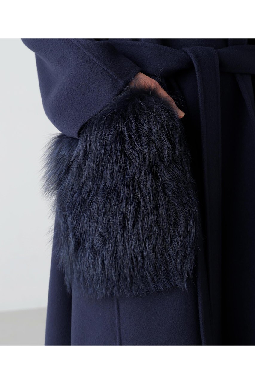 【アドーア/ADORE】のソリッドウールリバーコート 人気、トレンドファッション・服の通販 founy(ファニー) 　ファッション　Fashion　レディースファッション　Fashion for Women　アウター　Coat / Outerwear Collection　コート・ロングコート・ピーコート　Long Coats, Peacoats & More　ガウン　Gown, Robe　ダブル　Double, Double-Breasted　フェイス　Face, Facial Design　フォックス　Fox, Fox Fur　ポケット　Pocket, Pocket Detail　リアル　Real, Realistic　リバーシブル　Reversible, Two-Sided　ロング　Long, Long-Length　定番　Standard, Basic Item　other-8|ID: prp329100004630154 ipo3291000000033299644