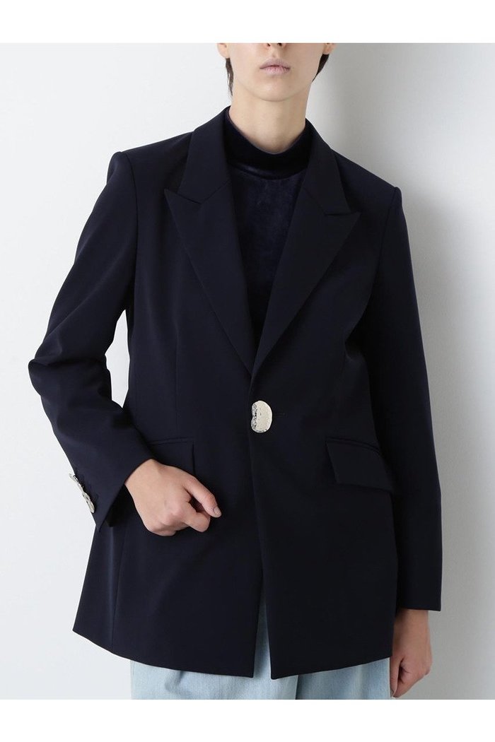 【ヒューエルミュージアム/hueLe Museum】の【STUMBLY】Belted Metal Button Jacket インテリア・キッズ・メンズ・レディースファッション・服の通販 founy(ファニー) https://founy.com/ ファッション Fashion レディースファッション Fashion for Women アウター Coat / Outerwear Collection レディースジャケット・軽アウター Jackets おすすめ Recommended / Our Picks クラシック Classic, Timeless Style ジャケット Jacket, Outerwear ストレッチ Stretch, Stretchy Fabric セットアップ Set-Up, Coordinated Outfit メタル Metal, Metal Parts エレガント 上品 Elegant 新作・新入荷 New Arrivals / New In |ID: prp329100004630156 ipo3291000000033299655