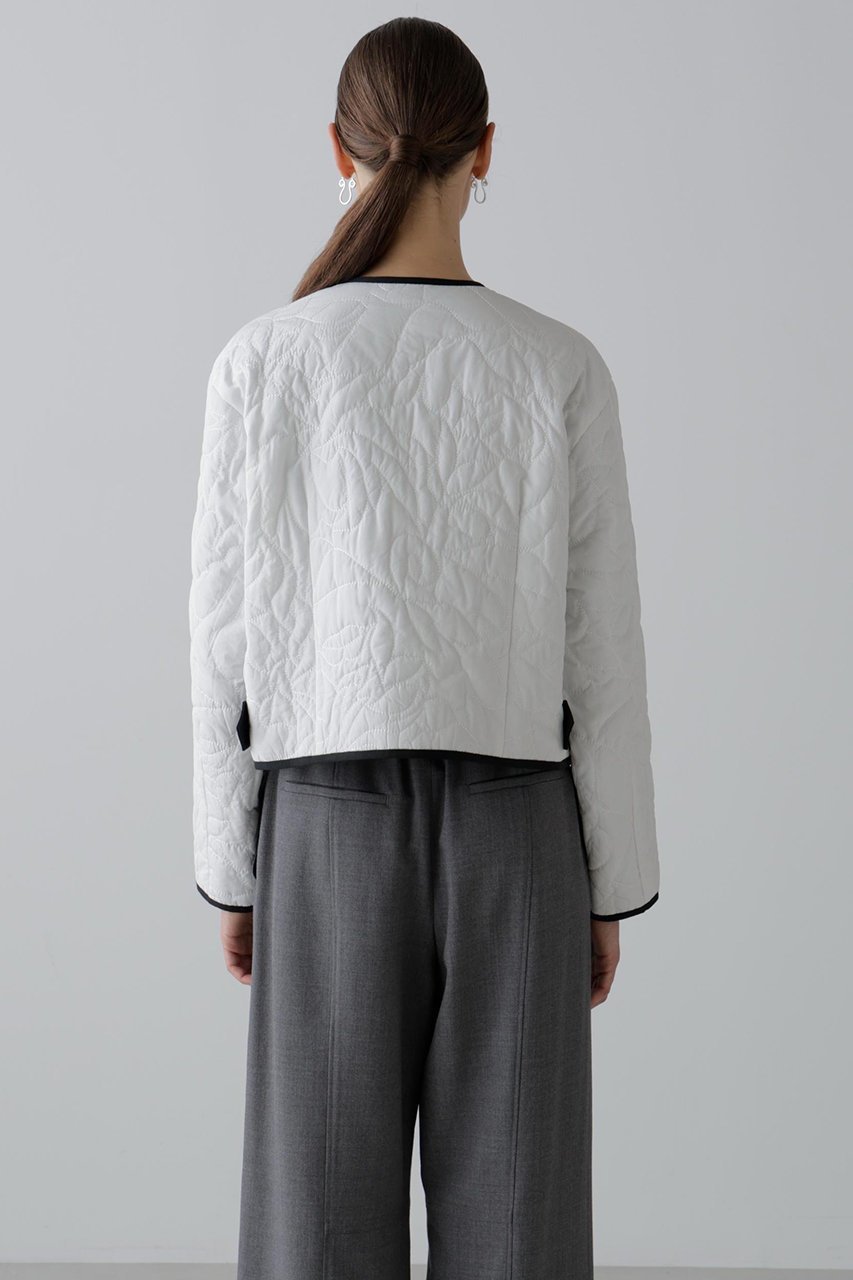 【アドーア/ADORE】のグラフィティキルティングジャケット 人気、トレンドファッション・服の通販 founy(ファニー) 　ファッション　Fashion　レディースファッション　Fashion for Women　アウター　Coat / Outerwear Collection　レディースジャケット・軽アウター　Jackets　おすすめ　Recommended / Our Picks　キルティング　Quilted, Quilting　グログラン　Grosgrain, Grosgrain Ribbon　ショート　Short, Short Length　ジャケット　Jacket, Outerwear　セットアップ　Set-Up, Coordinated Outfit　タフタ　Taffeta, Structured Fabric　パイピング　Piping, Trim Design　ブルゾン　Blouson, Bomber Jacket　other-6|ID: prp329100004630159 ipo3291000000033299684