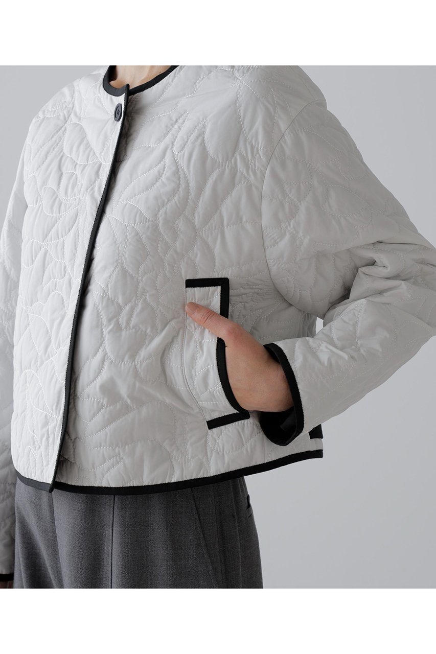 【アドーア/ADORE】のグラフィティキルティングジャケット 人気、トレンドファッション・服の通販 founy(ファニー) 　ファッション　Fashion　レディースファッション　Fashion for Women　アウター　Coat / Outerwear Collection　レディースジャケット・軽アウター　Jackets　おすすめ　Recommended / Our Picks　キルティング　Quilted, Quilting　グログラン　Grosgrain, Grosgrain Ribbon　ショート　Short, Short Length　ジャケット　Jacket, Outerwear　セットアップ　Set-Up, Coordinated Outfit　タフタ　Taffeta, Structured Fabric　パイピング　Piping, Trim Design　ブルゾン　Blouson, Bomber Jacket　other-8|ID: prp329100004630159 ipo3291000000033299686