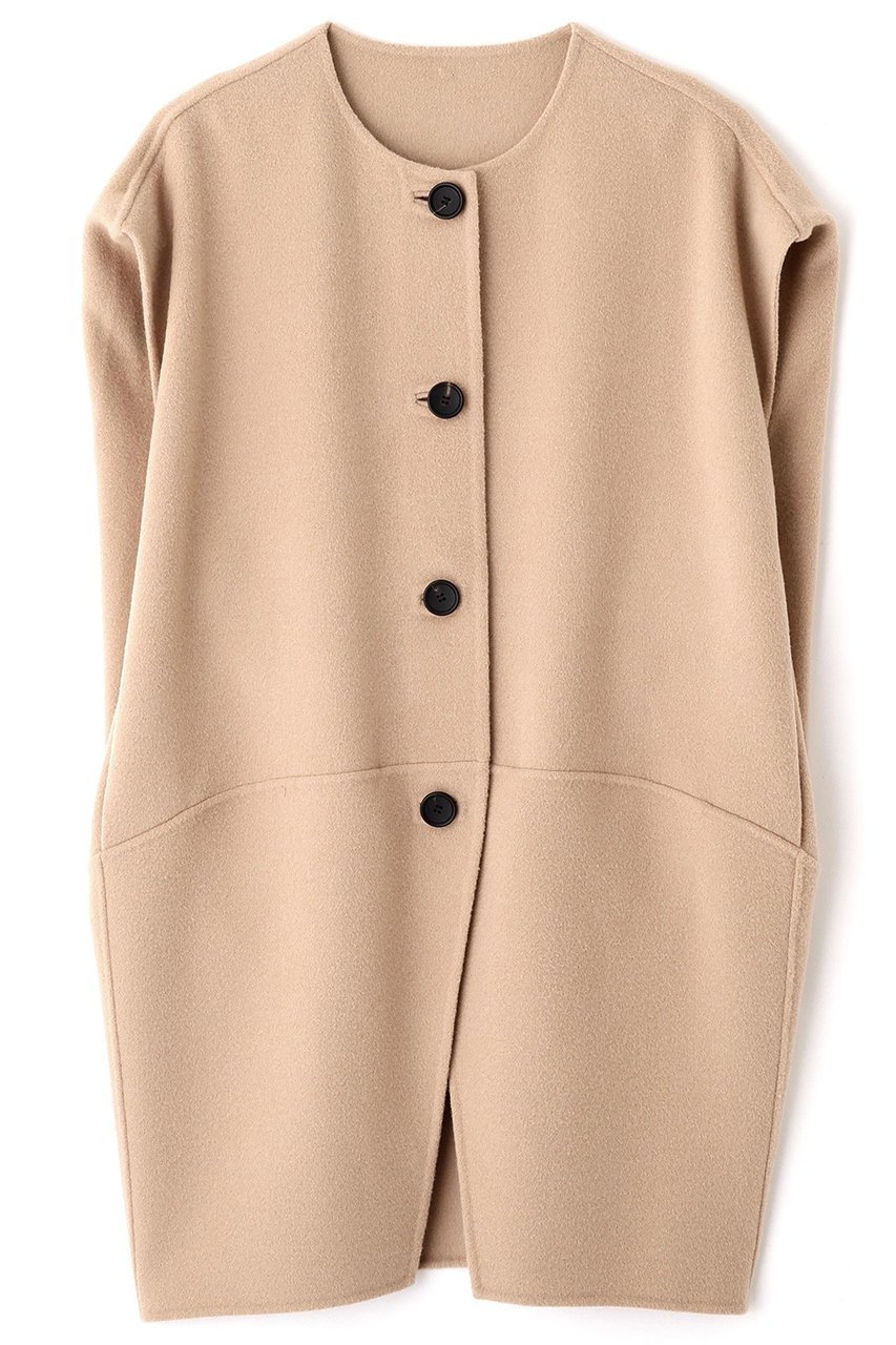 【アドーア/ADORE】のソリッドウールリバーノーカラージレ 人気、トレンドファッション・服の通販 founy(ファニー) 　ファッション　Fashion　レディースファッション　Fashion for Women　アウター　Coat / Outerwear Collection　レディースジャケット・軽アウター　Jackets　コクーン　Cocoon, Cocoon Silhouette　シンプル　Simple, Minimal　ジャケット　Jacket, Outerwear　フロント　Front, Front Design　リバーシブル　Reversible, Two-Sided　 other-1|ID: prp329100004630160 ipo3291000000033299687