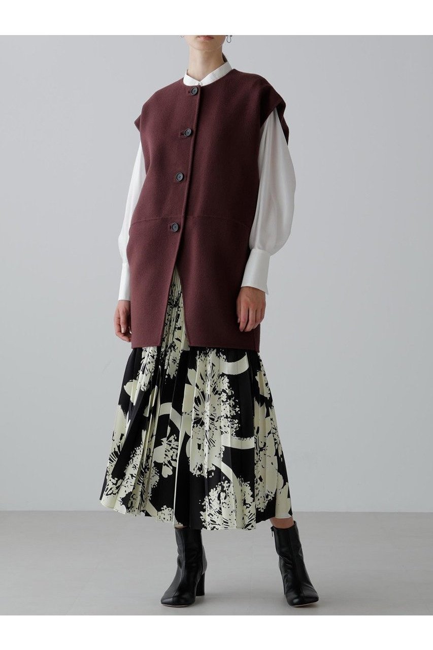 【アドーア/ADORE】のソリッドウールリバーノーカラージレ 人気、トレンドファッション・服の通販 founy(ファニー) 　ファッション　Fashion　レディースファッション　Fashion for Women　アウター　Coat / Outerwear Collection　レディースジャケット・軽アウター　Jackets　コクーン　Cocoon, Cocoon Silhouette　シンプル　Simple, Minimal　ジャケット　Jacket, Outerwear　フロント　Front, Front Design　リバーシブル　Reversible, Two-Sided　other-3|ID: prp329100004630160 ipo3291000000033299691