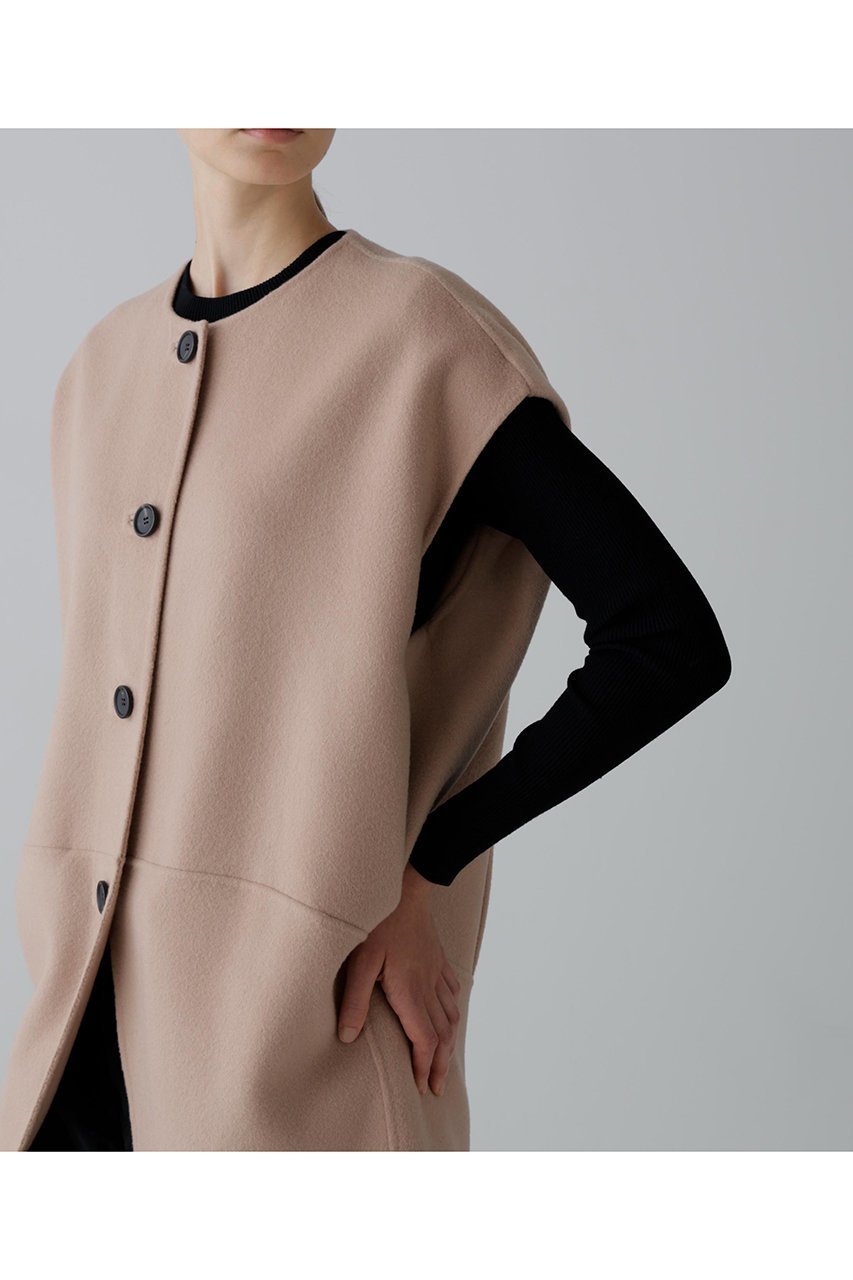 【アドーア/ADORE】のソリッドウールリバーノーカラージレ 人気、トレンドファッション・服の通販 founy(ファニー) 　ファッション　Fashion　レディースファッション　Fashion for Women　アウター　Coat / Outerwear Collection　レディースジャケット・軽アウター　Jackets　コクーン　Cocoon, Cocoon Silhouette　シンプル　Simple, Minimal　ジャケット　Jacket, Outerwear　フロント　Front, Front Design　ベスト　Vest, Waistcoat　リバーシブル　Reversible, Two-Sided　other-6|ID: prp329100004630160 ipo3291000000035631094