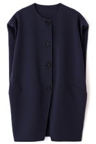 【アドーア/ADORE】のソリッドウールリバーノーカラージレ ネイビー|ID: prp329100004630160 ipo3291000000036004226