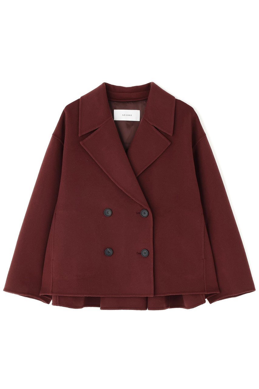 【アドーア/ADORE】のソリッドウールリバージャケット インテリア・キッズ・メンズ・レディースファッション・服の通販 founy(ファニー) ファッション Fashion レディースファッション Fashion for Women アウター Coat / Outerwear Collection レディースジャケット・軽アウター Jackets ジャケット Jacket, Outerwear ダブル Double, Double-Breasted フェイス Face, Facial Design リバーシブル Reversible, Two-Sided 定番 Standard, Basic Item パープル|ID: prp329100004630161 ipo3291000000033985016