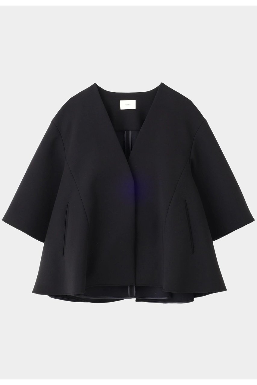 【ル フィル/LE PHIL】のライトボンディングフレアジャケット 人気、トレンドファッション・服の通販 founy(ファニー) 　ファッション　Fashion　レディースファッション　Fashion for Women　アウター　Coat / Outerwear Collection　レディースジャケット・軽アウター　Jackets　インナー　Innerwear　グログラン　Grosgrain, Grosgrain Ribbon　ジャケット　Jacket, Outerwear　スタンダード　Standard, Basic　スリーブ　Sleeve, Long Sleeve / Short Sleeve　ドレープ　Drape, Draping Fabric　フレア　Flare, Flared　ボンディング　Bonding, Bonded Fabric　ワイド　Wide, Wide Fit　羽織　Haori, Light Jacket　 other-1|ID: prp329100004630162 ipo3291000000033299698