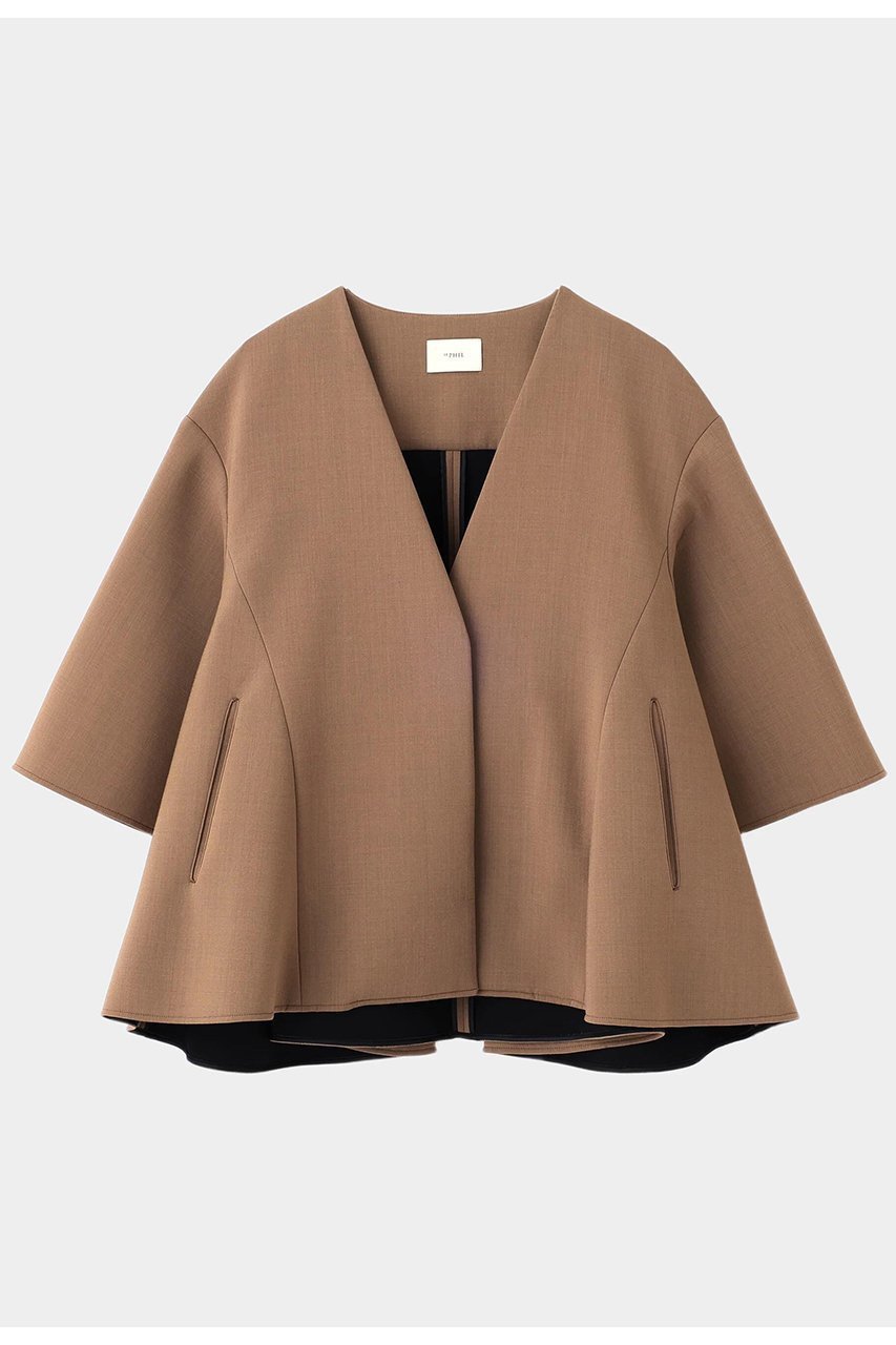 【ル フィル/LE PHIL】のライトボンディングフレアジャケット インテリア・キッズ・メンズ・レディースファッション・服の通販 founy(ファニー) ファッション Fashion レディースファッション Fashion for Women アウター Coat / Outerwear Collection レディースジャケット・軽アウター Jackets インナー Innerwear グログラン Grosgrain, Grosgrain Ribbon ジャケット Jacket, Outerwear スタンダード Standard, Basic スリーブ Sleeve, Long Sleeve / Short Sleeve ドレープ Drape, Draping Fabric フレア Flare, Flared ボンディング Bonding, Bonded Fabric ワイド Wide, Wide Fit 再入荷 Restock / Back in Stock 羽織 Haori, Light Jacket ブラウン|ID: prp329100004630162 ipo3291000000035753202