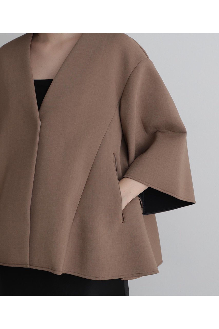 【ル フィル/LE PHIL】のライトボンディングフレアジャケット 人気、トレンドファッション・服の通販 founy(ファニー) ファッション Fashion レディースファッション Fashion for Women アウター Coat / Outerwear Collection レディースジャケット・軽アウター Jackets インナー Innerwear グログラン Grosgrain, Grosgrain Ribbon ジャケット Jacket, Outerwear スタンダード Standard, Basic スリーブ Sleeve, Long Sleeve / Short Sleeve ドレープ Drape, Draping Fabric フレア Flare, Flared ボンディング Bonding, Bonded Fabric ワイド Wide, Wide Fit 再入荷 Restock / Back in Stock 羽織 Haori, Light Jacket other-7|ID: prp329100004630162 ipo3291000000035753208