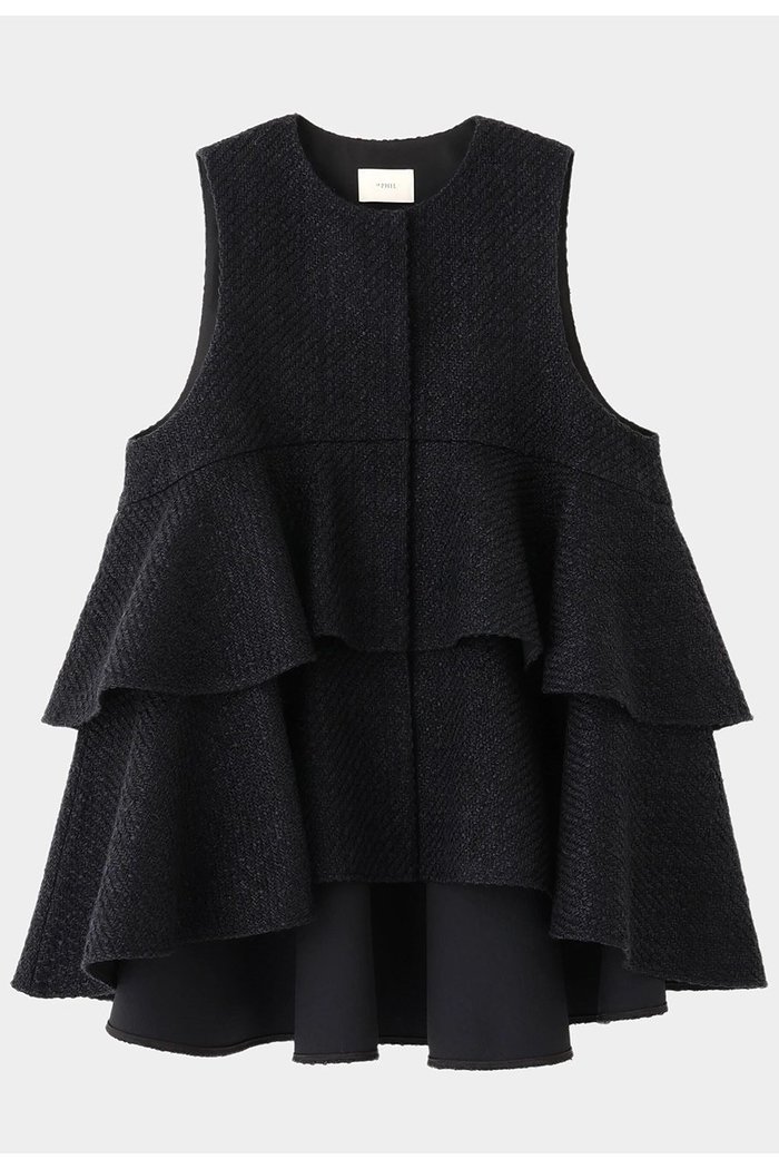 【ル フィル/LE PHIL】のロービングツィードティアードジレ インテリア・キッズ・メンズ・レディースファッション・服の通販 founy(ファニー) https://founy.com/ ファッション Fashion レディースファッション Fashion for Women アウター Coat / Outerwear Collection レディースジャケット・軽アウター Jackets ジャケット Jacket, Outerwear タイトスカート Pencil Skirt, Tight Skirt ノースリーブ Sleeveless, No-Sleeve バランス Balance, Style Balance ビッグ Big, Oversized |ID: prp329100004630163 ipo3291000000033299708
