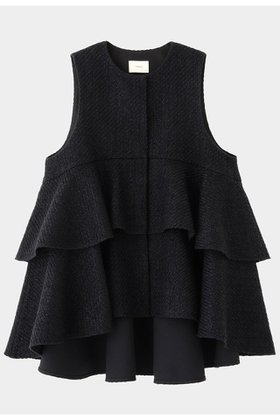 【ル フィル/LE PHIL】のロービングツィードティアードジレ 人気、トレンドファッション・服の通販 founy(ファニー) ファッション Fashion レディースファッション Fashion for Women アウター Coat / Outerwear Collection レディースジャケット・軽アウター Jackets ジャケット Jacket, Outerwear タイトスカート Pencil Skirt, Tight Skirt ノースリーブ Sleeveless, No-Sleeve バランス Balance, Style Balance ビッグ Big, Oversized ベスト Vest, Waistcoat |ID:prp329100004630163