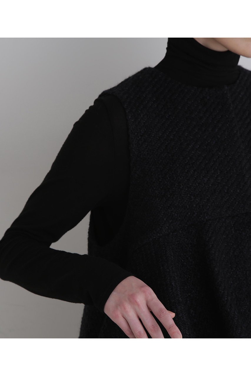 【ル フィル/LE PHIL】のロービングツィードティアードジレ 人気、トレンドファッション・服の通販 founy(ファニー) 　ファッション　Fashion　レディースファッション　Fashion for Women　アウター　Coat / Outerwear Collection　レディースジャケット・軽アウター　Jackets　ジャケット　Jacket, Outerwear　タイトスカート　Pencil Skirt, Tight Skirt　ノースリーブ　Sleeveless, No-Sleeve　バランス　Balance, Style Balance　ビッグ　Big, Oversized　ベスト　Vest, Waistcoat　other-4|ID: prp329100004630163 ipo3291000000036595086