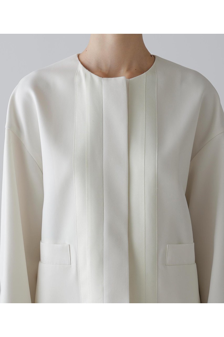 【アドーア/ADORE】のストレッチジョーゼットジャケット 人気、トレンドファッション・服の通販 founy(ファニー) 　ファッション　Fashion　レディースファッション　Fashion for Women　アウター　Coat / Outerwear Collection　レディースジャケット・軽アウター　Jackets　グログラン　Grosgrain, Grosgrain Ribbon　サテン　Satin, Glossy Fabric　ジャケット　Jacket, Outerwear　ジョーゼット　Georgette, Semi-Sheer Fabric　ストレッチ　Stretch, Stretchy Fabric　ボックス　Boxy, Box Shape　other-4|ID: prp329100004630164 ipo3291000000033299719