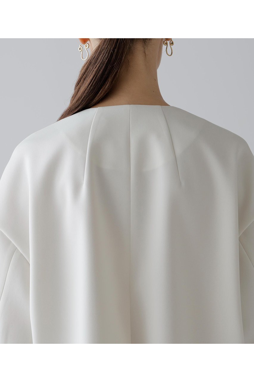 【アドーア/ADORE】のストレッチジョーゼットジャケット 人気、トレンドファッション・服の通販 founy(ファニー) 　ファッション　Fashion　レディースファッション　Fashion for Women　アウター　Coat / Outerwear Collection　レディースジャケット・軽アウター　Jackets　グログラン　Grosgrain, Grosgrain Ribbon　サテン　Satin, Glossy Fabric　ジャケット　Jacket, Outerwear　ジョーゼット　Georgette, Semi-Sheer Fabric　ストレッチ　Stretch, Stretchy Fabric　ボックス　Boxy, Box Shape　other-8|ID: prp329100004630164 ipo3291000000033299723