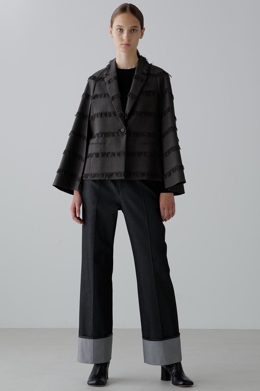 【アドーア/ADORE】のフリンジチェックジャケット 人気、トレンドファッション・服の通販 founy(ファニー) ファッション Fashion レディースファッション Fashion for Women アウター Coat / Outerwear Collection レディースジャケット・軽アウター Jackets おすすめ Recommended / Our Picks ジャカード/ジャガード Jacquard, Woven Pattern ジャケット Jacket, Outerwear スリーブ Sleeve, Long Sleeve / Short Sleeve セットアップ Set-Up, Coordinated Outfit チェック Check, Plaid, Tartan フリンジ Fringe, Tassel フレア Flare, Flared ボーダー Border, Stripe other-3|ID: prp329100004630165 ipo3291000000035354117