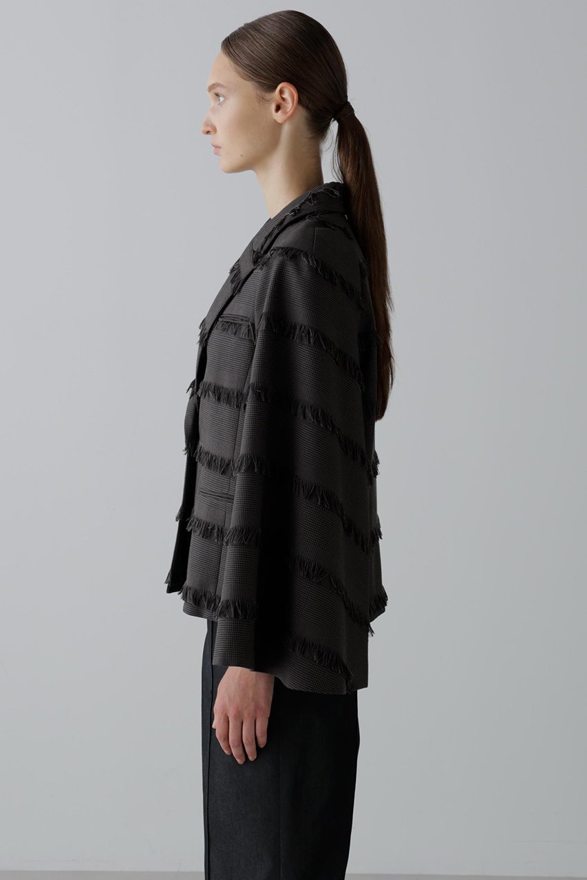 【アドーア/ADORE】のフリンジチェックジャケット 人気、トレンドファッション・服の通販 founy(ファニー) ファッション Fashion レディースファッション Fashion for Women アウター Coat / Outerwear Collection レディースジャケット・軽アウター Jackets おすすめ Recommended / Our Picks ジャカード/ジャガード Jacquard, Woven Pattern ジャケット Jacket, Outerwear スリーブ Sleeve, Long Sleeve / Short Sleeve セットアップ Set-Up, Coordinated Outfit チェック Check, Plaid, Tartan フリンジ Fringe, Tassel フレア Flare, Flared ボーダー Border, Stripe other-5|ID: prp329100004630165 ipo3291000000035354121