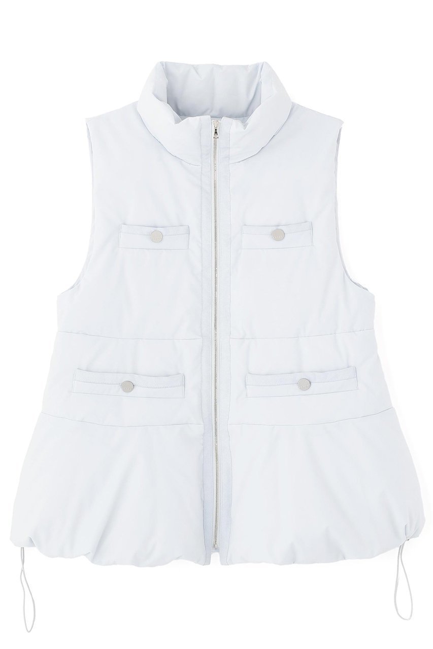 【アドーア/ADORE】のパデッドダウンベスト インテリア・キッズ・メンズ・レディースファッション・服の通販 founy(ファニー) 　ファッション　Fashion　レディースファッション　Fashion for Women　アウター　Coat / Outerwear Collection　レディースジャケット・軽アウター　Jackets　クラシック　Classic, Timeless Style　ジャケット　Jacket, Outerwear　スタンド　Stand Collar, Upright Stand　タフタ　Taffeta, Structured Fabric　ダウン　Down, Puffer　ベスト　Vest, Waistcoat　ポケット　Pocket, Pocket Detail　メタル　Metal, Metal Parts　防寒　Cold Protection, Winter-Ready　ブルー|ID: prp329100004630167 ipo3291000000033299745