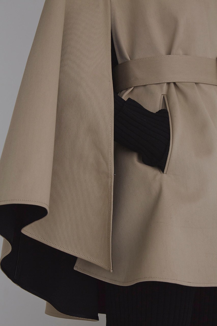 【ル フィル/LE PHIL】の《LE PHIL》ライトボンディングケープジャケット 人気、トレンドファッション・服の通販 founy(ファニー) 　ファッション　Fashion　レディースファッション　Fashion for Women　アウター　Coat / Outerwear Collection　レディースジャケット・軽アウター　Jackets　クラシカル　Classical, Vintage-Inspired　ジャケット　Jacket, Outerwear　ビッグ　Big, Oversized　エレガント 上品　Elegant　羽織　Haori, Light Jacket　other-8|ID: prp329100004630168 ipo3291000000035248619