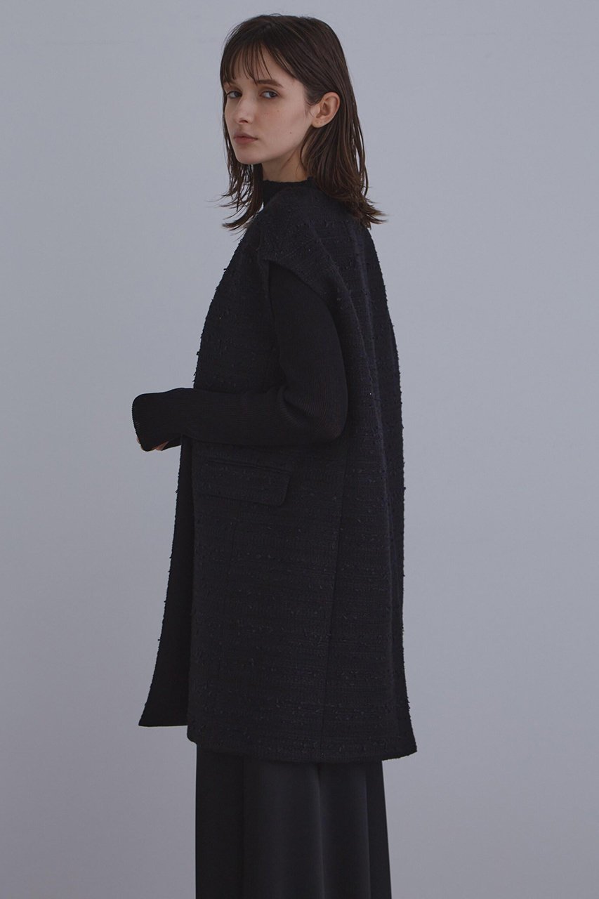 【ル フィル/LE PHIL】の《LE PHIL》ミックスツィードノースリーブジャケット 人気、トレンドファッション・服の通販 founy(ファニー) 　ファッション　Fashion　レディースファッション　Fashion for Women　アウター　Coat / Outerwear Collection　レディースジャケット・軽アウター　Jackets　エレガント 上品　Elegant　ジャケット　Jacket, Outerwear　スタンダード　Standard, Basic　ツイード　Twill, Twill Weave　トレンド　Trend, Trending Now　ノースリーブ　Sleeveless, No-Sleeve　リラックス　Relax, Relaxed Fit　今季　This Season, Current Season　別注　Limited Edition, Custom Order　other-4|ID: prp329100004630169 ipo3291000000033299766