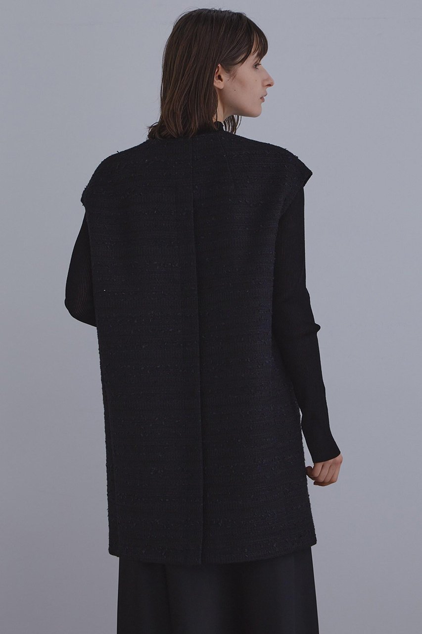 【ル フィル/LE PHIL】の《LE PHIL》ミックスツィードノースリーブジャケット 人気、トレンドファッション・服の通販 founy(ファニー) 　ファッション　Fashion　レディースファッション　Fashion for Women　アウター　Coat / Outerwear Collection　レディースジャケット・軽アウター　Jackets　エレガント 上品　Elegant　ジャケット　Jacket, Outerwear　スタンダード　Standard, Basic　ツイード　Twill, Twill Weave　トレンド　Trend, Trending Now　ノースリーブ　Sleeveless, No-Sleeve　リラックス　Relax, Relaxed Fit　今季　This Season, Current Season　別注　Limited Edition, Custom Order　other-5|ID: prp329100004630169 ipo3291000000033299767