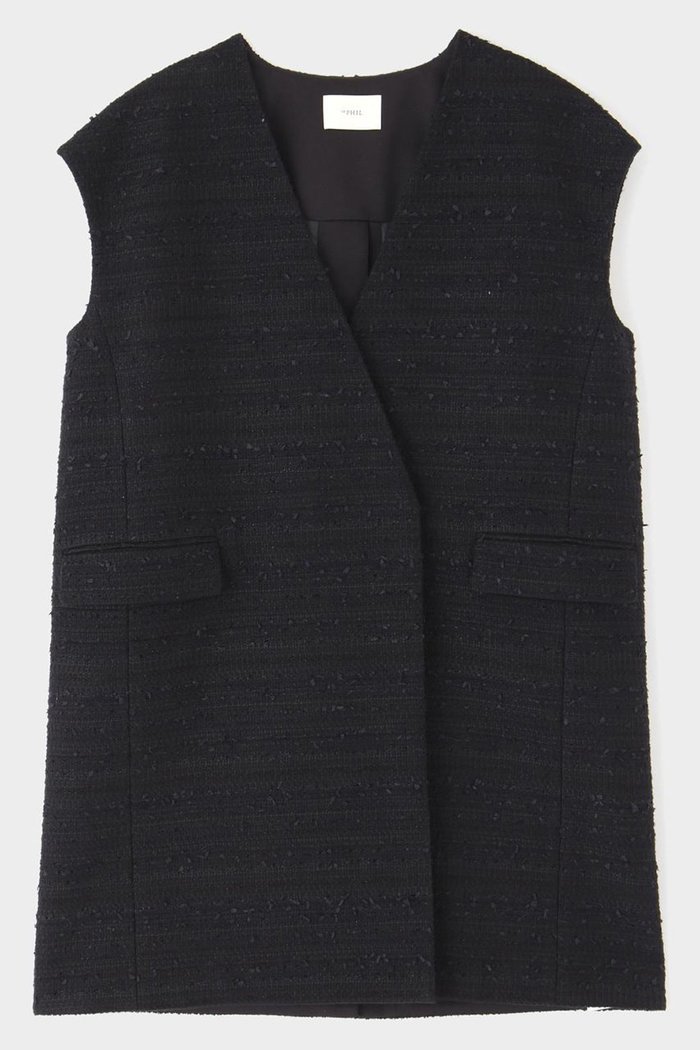 【ル フィル/LE PHIL】のミックスツィードノースリーブジャケット インテリア・キッズ・メンズ・レディースファッション・服の通販 founy(ファニー) https://founy.com/ ファッション Fashion レディースファッション Fashion for Women アウター Coat / Outerwear Collection レディースジャケット・軽アウター Jackets エレガント 上品 Elegant ジャケット Jacket, Outerwear スタンダード Standard, Basic ツイード Twill, Twill Weave トレンド Trend, Trending Now ノースリーブ Sleeveless, No-Sleeve リラックス Relax, Relaxed Fit 今季 This Season, Current Season 別注 Limited Edition, Custom Order |ID: prp329100004630169 ipo3291000000035248620