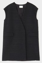 【ル フィル/LE PHIL】のミックスツィードノースリーブジャケット 人気、トレンドファッション・服の通販 founy(ファニー) ファッション Fashion レディースファッション Fashion for Women アウター Coat / Outerwear Collection レディースジャケット・軽アウター Jackets エレガント 上品 Elegant ジャケット Jacket, Outerwear スタンダード Standard, Basic ツイード Twill, Twill Weave トレンド Trend, Trending Now ノースリーブ Sleeveless, No-Sleeve リラックス Relax, Relaxed Fit 今季 This Season, Current Season 別注 Limited Edition, Custom Order thumbnail ブラック|ID: prp329100004630169 ipo3291000000035248621