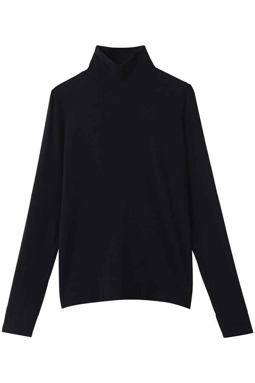 【エブール/ebure】のソフトシアージャージ ハイネックカットソー インテリア・キッズ・メンズ・レディースファッション・服の通販 founy(ファニー) ファッション Fashion レディースファッション Fashion for Women トップス・カットソー Cut & Sew Tops ニット Knit Tops & Sweaters カジュアルプルオーバー・ニットトップス Pullovers & Knit Tops / Casual Pullovers カットソー・ベーシックTシャツ Cut-and-Sewn Tops / Stretch Tees & Basics カットソー Cut and Sewn Top シルク Silk, 100% Silk ミドル Middle Length, Mid Height ネイビー|ID: prp329100004630171 ipo3291000000036004253