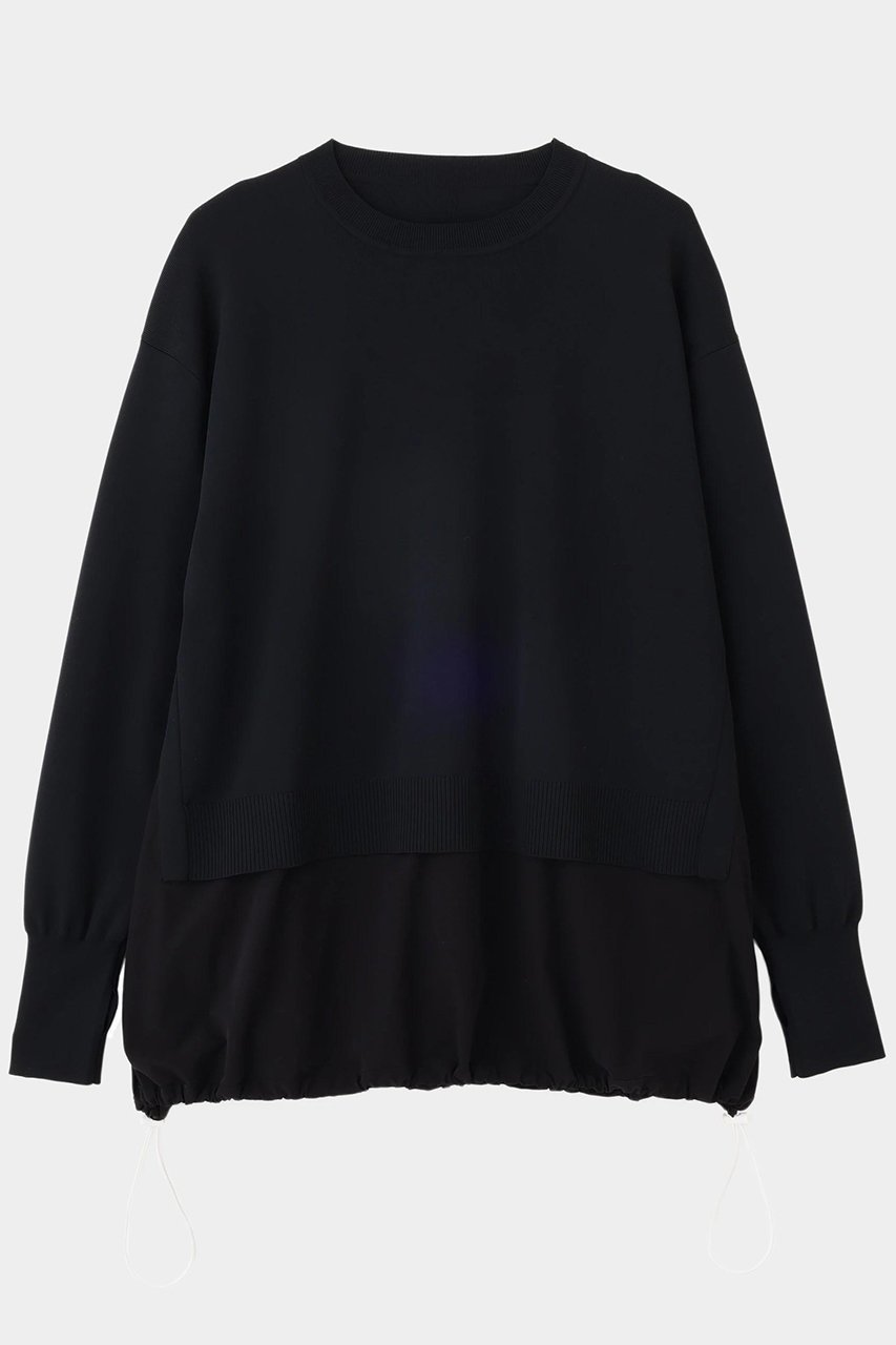 【ル フィル/LE PHIL】のテックレイヤードニット インテリア・キッズ・メンズ・レディースファッション・服の通販 founy(ファニー) 　ファッション　Fashion　レディースファッション　Fashion for Women　トップス・カットソー　Cut & Sew Tops　ニット　Knit Tops & Sweaters　カジュアルプルオーバー・ニットトップス　Pullovers & Knit Tops / Casual Pullovers　シンプル　Simple, Minimal　スポーツ　Sports, Activewear　スポーティ　Sporty, Casual Athletic　ボトム　Bottoms, Lower Wear　軽量　Lightweight, Ultra Light　ブラック|ID: prp329100004630174 ipo3291000000033299809