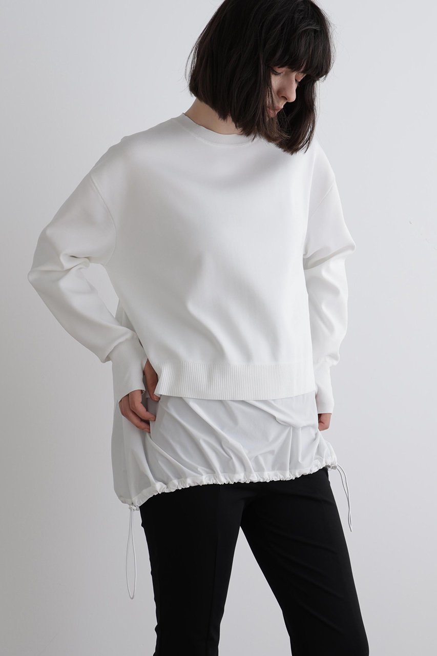 【ル フィル/LE PHIL】のテックレイヤードニット 人気、トレンドファッション・服の通販 founy(ファニー) 　ファッション　Fashion　レディースファッション　Fashion for Women　トップス・カットソー　Cut & Sew Tops　ニット　Knit Tops & Sweaters　カジュアルプルオーバー・ニットトップス　Pullovers & Knit Tops / Casual Pullovers　シンプル　Simple, Minimal　スポーツ　Sports, Activewear　スポーティ　Sporty, Casual Athletic　ボトム　Bottoms, Lower Wear　軽量　Lightweight, Ultra Light　other-2|ID: prp329100004630174 ipo3291000000033299811