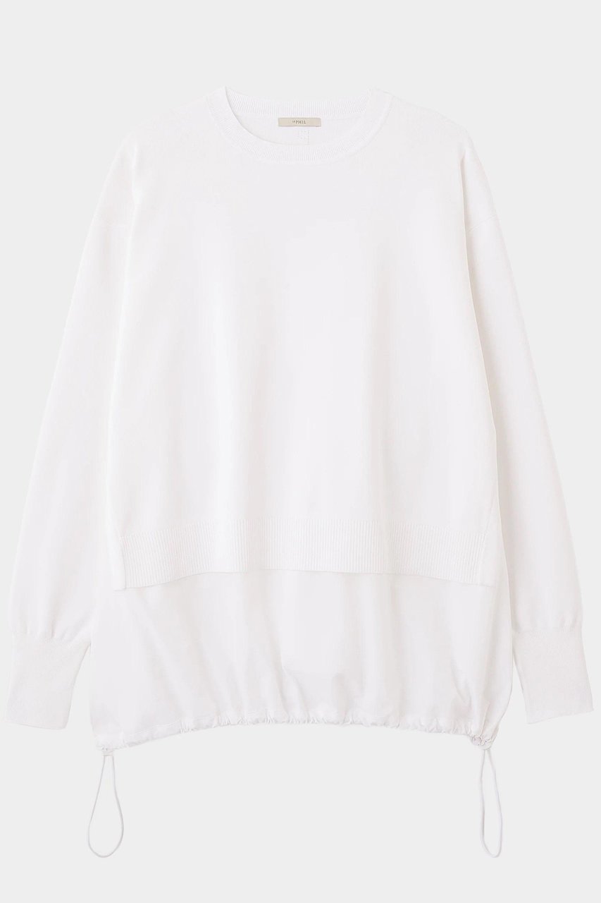 【ル フィル/LE PHIL】の《LE PHIL SPORTS》テックレイヤードニット インテリア・キッズ・メンズ・レディースファッション・服の通販 founy(ファニー) 　ファッション　Fashion　レディースファッション　Fashion for Women　トップス・カットソー　Cut & Sew Tops　ニット　Knit Tops & Sweaters　カジュアルプルオーバー・ニットトップス　Pullovers & Knit Tops / Casual Pullovers　シンプル　Simple, Minimal　スポーツ　Sports, Activewear　スポーティ　Sporty, Casual Athletic　ボトム　Bottoms, Lower Wear　軽量　Lightweight, Ultra Light　ホワイト|ID: prp329100004630174 ipo3291000000035753231
