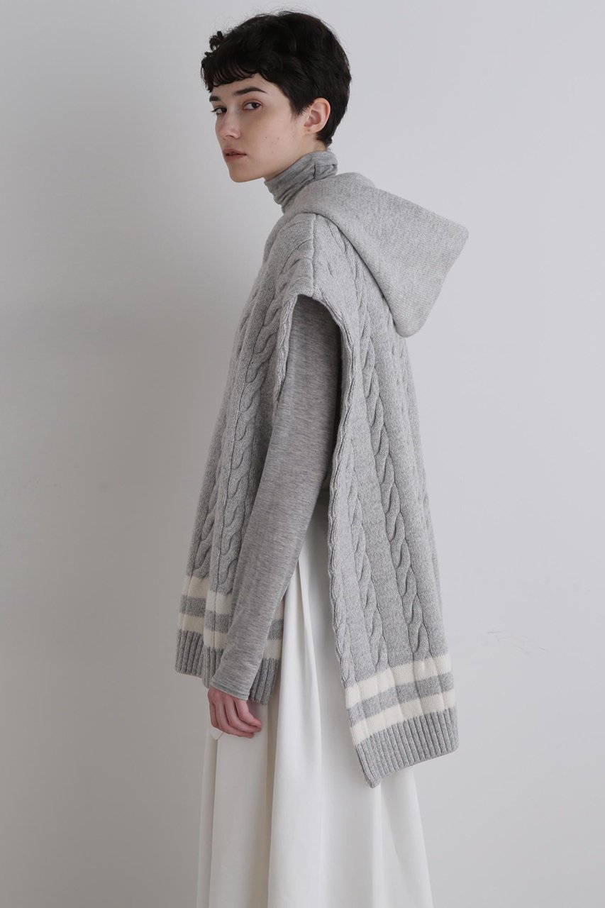 【ル フィル/LE PHIL】のウールミドルゲージケーブルニット 人気、トレンドファッション・服の通販 founy(ファニー) 　ファッション　Fashion　レディースファッション　Fashion for Women　トップス・カットソー　Cut & Sew Tops　ニット　Knit Tops & Sweaters　カジュアルプルオーバー・ニットトップス　Pullovers & Knit Tops / Casual Pullovers　スポーティ　Sporty, Casual Athletic　タートルネック　Turtleneck, High Neck　ベスト　Vest, Waistcoat　ミドル　Middle Length, Mid Height　ロング　Long, Long-Length　other-4|ID: prp329100004630176 ipo3291000000035753240