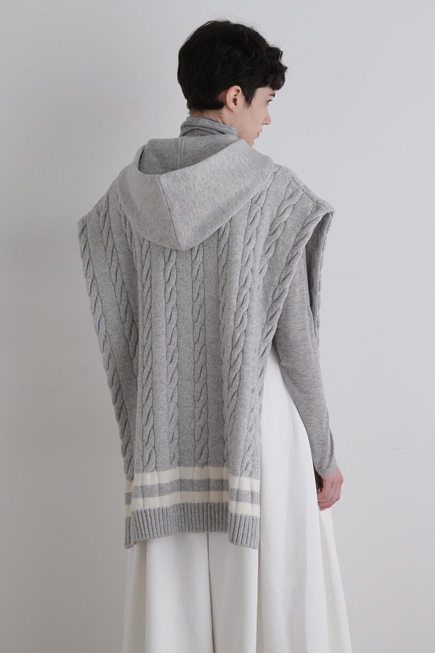 【ル フィル/LE PHIL】のウールミドルゲージケーブルニット 人気、トレンドファッション・服の通販 founy(ファニー) 　ファッション　Fashion　レディースファッション　Fashion for Women　トップス・カットソー　Cut & Sew Tops　ニット　Knit Tops & Sweaters　カジュアルプルオーバー・ニットトップス　Pullovers & Knit Tops / Casual Pullovers　スポーティ　Sporty, Casual Athletic　タートルネック　Turtleneck, High Neck　ベスト　Vest, Waistcoat　ミドル　Middle Length, Mid Height　ロング　Long, Long-Length　other-5|ID: prp329100004630176 ipo3291000000035753241