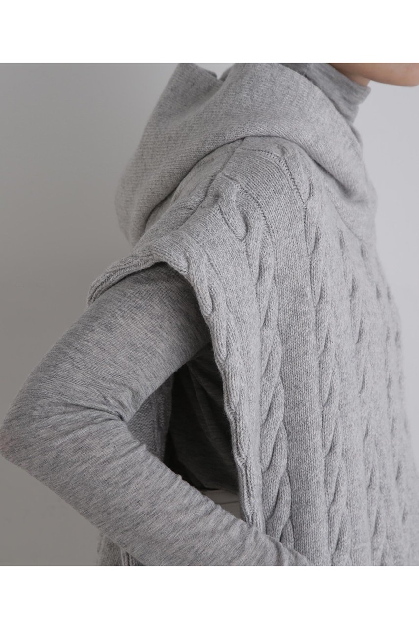 【ル フィル/LE PHIL】のウールミドルゲージケーブルニット 人気、トレンドファッション・服の通販 founy(ファニー) 　ファッション　Fashion　レディースファッション　Fashion for Women　トップス・カットソー　Cut & Sew Tops　ニット　Knit Tops & Sweaters　カジュアルプルオーバー・ニットトップス　Pullovers & Knit Tops / Casual Pullovers　スポーティ　Sporty, Casual Athletic　タートルネック　Turtleneck, High Neck　ベスト　Vest, Waistcoat　ミドル　Middle Length, Mid Height　ロング　Long, Long-Length　other-7|ID: prp329100004630176 ipo3291000000035753243