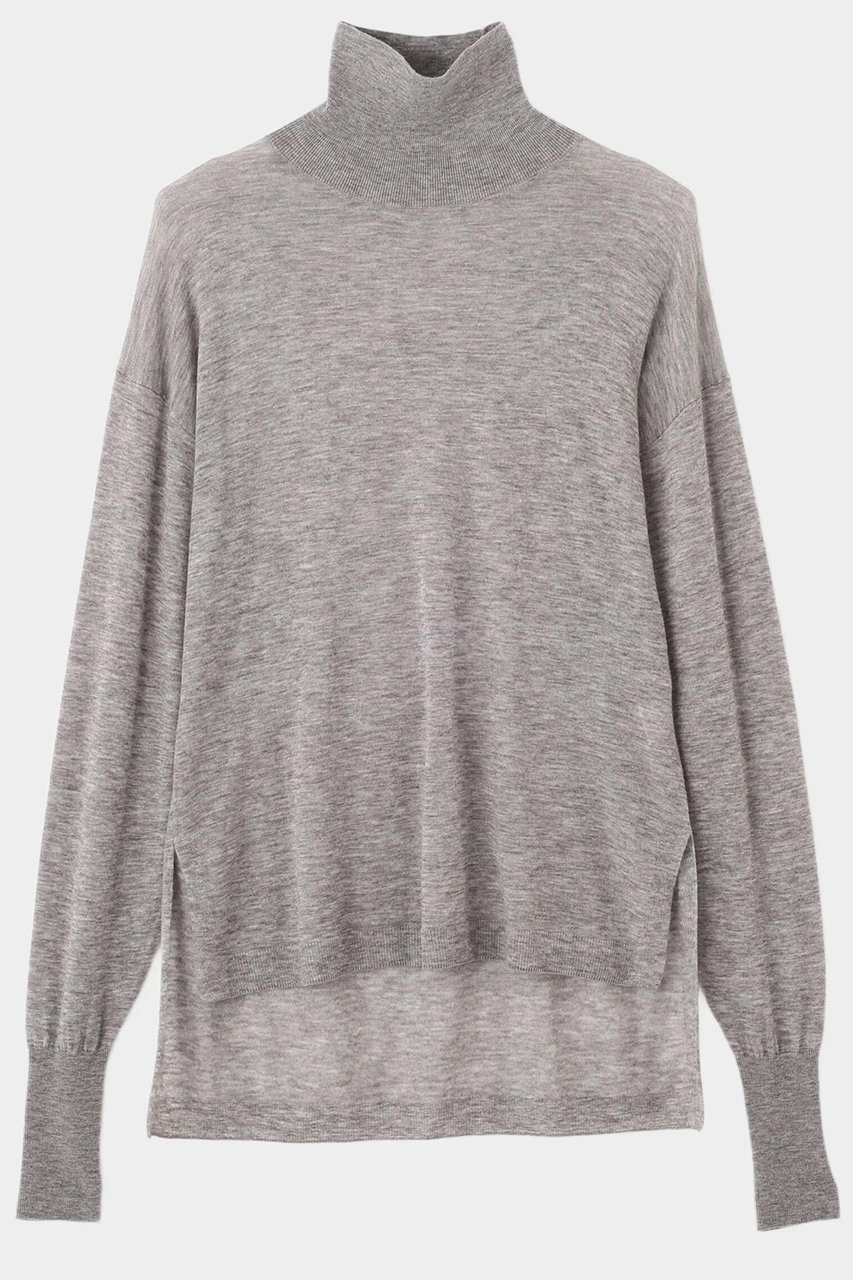 【ル フィル/LE PHIL】のシアーウールタートル インテリア・キッズ・メンズ・レディースファッション・服の通販 founy(ファニー) 　ファッション　Fashion　レディースファッション　Fashion for Women　トップス・カットソー　Cut & Sew Tops　ニット　Knit Tops & Sweaters　カジュアルプルオーバー・ニットトップス　Pullovers & Knit Tops / Casual Pullovers　シアー　Sheer, See-Through　スタンダード　Standard, Basic　タートルネック　Turtleneck, High Neck　ベーシック　Basic, Essential　A/W・秋冬　Autumn/Winter　グレー|ID: prp329100004630177 ipo3291000000035753247