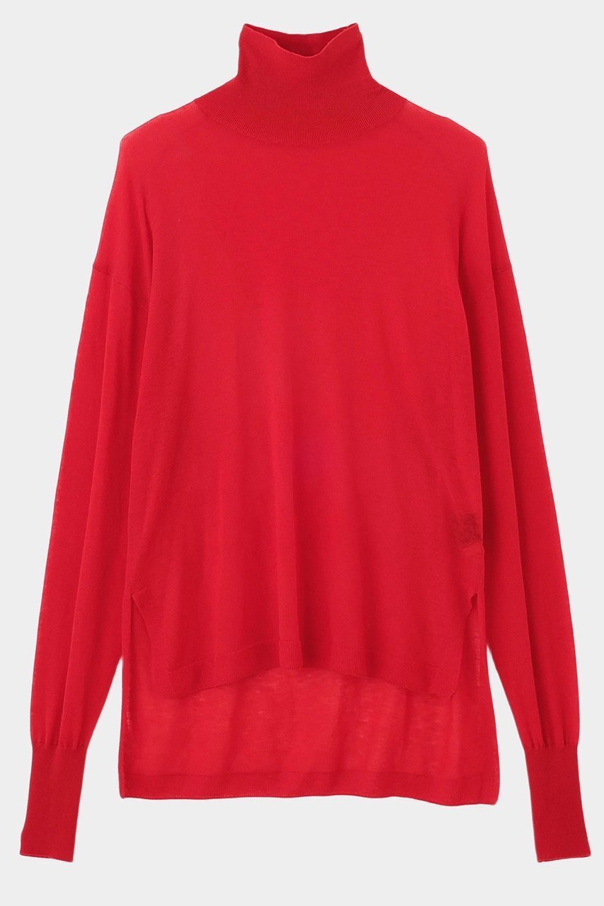 【ル フィル/LE PHIL】のシアーウールタートル インテリア・キッズ・メンズ・レディースファッション・服の通販 founy(ファニー) 　ファッション　Fashion　レディースファッション　Fashion for Women　トップス・カットソー　Cut & Sew Tops　ニット　Knit Tops & Sweaters　カジュアルプルオーバー・ニットトップス　Pullovers & Knit Tops / Casual Pullovers　シアー　Sheer, See-Through　スタンダード　Standard, Basic　タートルネック　Turtleneck, High Neck　ベーシック　Basic, Essential　A/W・秋冬　Autumn/Winter　レッド|ID: prp329100004630177 ipo3291000000035753249