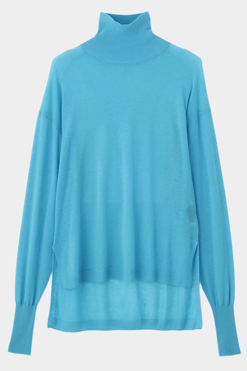 【ル フィル/LE PHIL】のシアーウールタートル インテリア・キッズ・メンズ・レディースファッション・服の通販 founy(ファニー) 　ファッション　Fashion　レディースファッション　Fashion for Women　トップス・カットソー　Cut & Sew Tops　ニット　Knit Tops & Sweaters　カジュアルプルオーバー・ニットトップス　Pullovers & Knit Tops / Casual Pullovers　シアー　Sheer, See-Through　スタンダード　Standard, Basic　タートルネック　Turtleneck, High Neck　ベーシック　Basic, Essential　A/W・秋冬　Autumn/Winter　ブルー|ID: prp329100004630177 ipo3291000000035753250