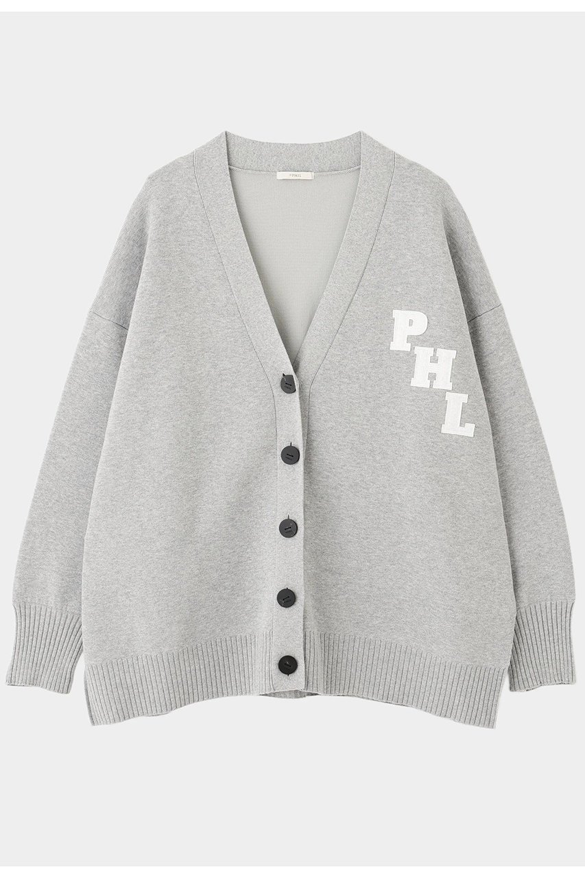 【ル フィル/LE PHIL】のレタードフォルムスリーブカーデ インテリア・キッズ・メンズ・レディースファッション・服の通販 founy(ファニー) 　ファッション　Fashion　レディースファッション　Fashion for Women　トップス・カットソー　Cut & Sew Tops　ニット　Knit Tops & Sweaters　カジュアルプルオーバー・ニットトップス　Pullovers & Knit Tops / Casual Pullovers　アメリカン　American Style　クラシック　Classic, Timeless Style　バランス　Balance, Style Balance　モノトーン　Monotone, Black and White　グレー|ID: prp329100004630178 ipo3291000000033299832