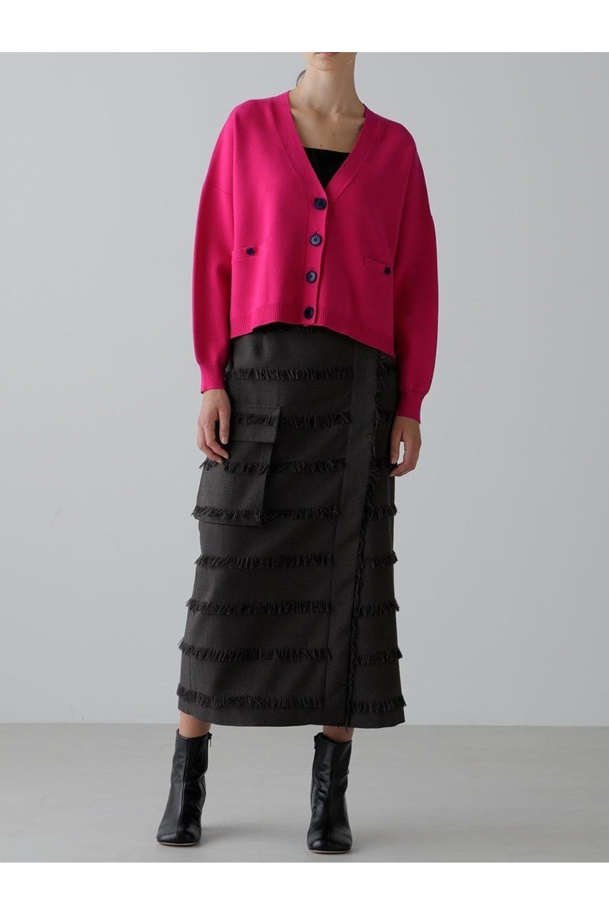 【アドーア/ADORE】のミラノリブカーディガン 人気、トレンドファッション・服の通販 founy(ファニー) 　ファッション　Fashion　レディースファッション　Fashion for Women　トップス・カットソー　Cut & Sew Tops　ニット　Knit Tops & Sweaters　カーディガン・羽織り　Layered Style Cardigans　カジュアルプルオーバー・ニットトップス　Pullovers & Knit Tops / Casual Pullovers　カーディガン　Cardigan, Knitwear　ストレッチ　Stretch, Stretchy Fabric　ボトム　Bottoms, Lower Wear　ボーダー　Border, Stripe　ワイド　Wide, Wide Fit　エレガント 上品　Elegant　other-3|ID: prp329100004630180 ipo3291000000033299853
