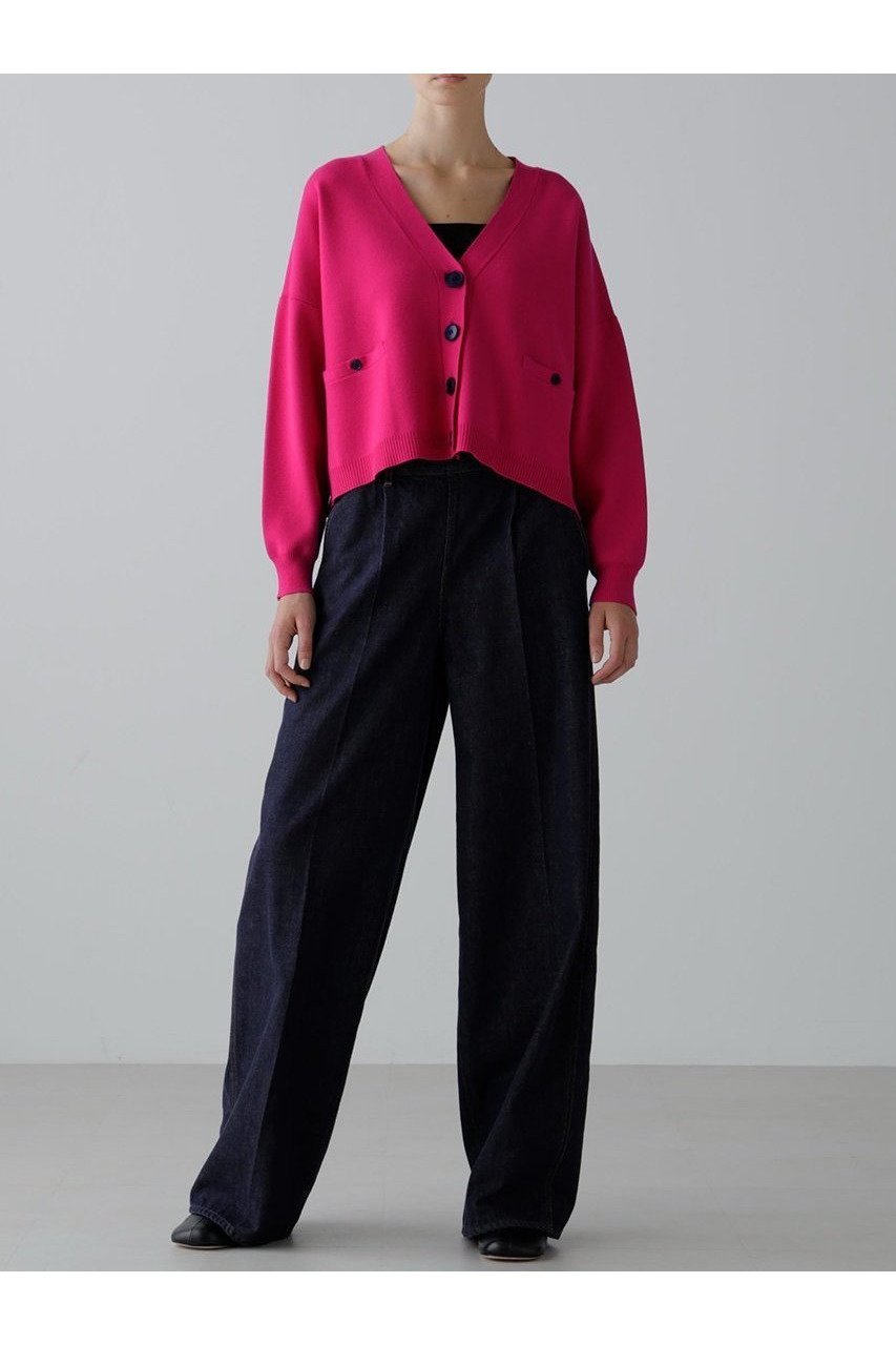 【アドーア/ADORE】のミラノリブカーディガン 人気、トレンドファッション・服の通販 founy(ファニー) 　ファッション　Fashion　レディースファッション　Fashion for Women　トップス・カットソー　Cut & Sew Tops　ニット　Knit Tops & Sweaters　カーディガン・羽織り　Layered Style Cardigans　カジュアルプルオーバー・ニットトップス　Pullovers & Knit Tops / Casual Pullovers　カーディガン　Cardigan, Knitwear　ストレッチ　Stretch, Stretchy Fabric　ボトム　Bottoms, Lower Wear　ボーダー　Border, Stripe　ワイド　Wide, Wide Fit　エレガント 上品　Elegant　other-4|ID: prp329100004630180 ipo3291000000033299854