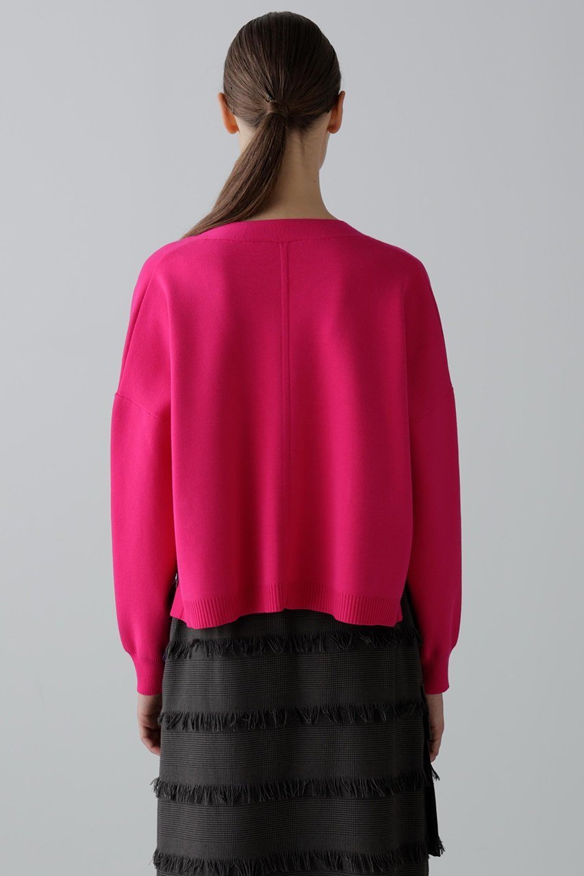 【アドーア/ADORE】のミラノリブカーディガン 人気、トレンドファッション・服の通販 founy(ファニー) 　ファッション　Fashion　レディースファッション　Fashion for Women　トップス・カットソー　Cut & Sew Tops　ニット　Knit Tops & Sweaters　カーディガン・羽織り　Layered Style Cardigans　カジュアルプルオーバー・ニットトップス　Pullovers & Knit Tops / Casual Pullovers　カーディガン　Cardigan, Knitwear　ストレッチ　Stretch, Stretchy Fabric　ボトム　Bottoms, Lower Wear　ボーダー　Border, Stripe　ワイド　Wide, Wide Fit　エレガント 上品　Elegant　other-6|ID: prp329100004630180 ipo3291000000033299856