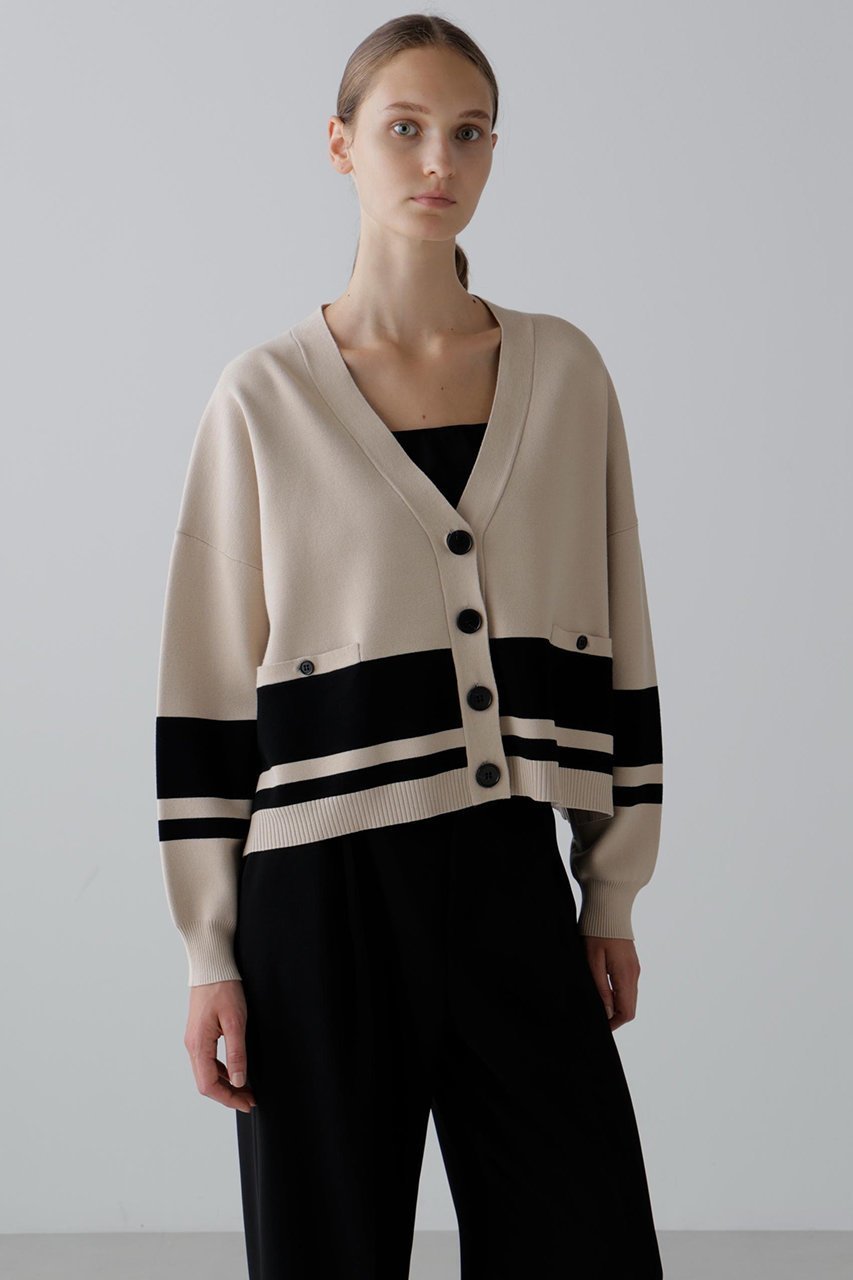 【アドーア/ADORE】のミラノリブカーディガン 人気、トレンドファッション・服の通販 founy(ファニー) ファッション Fashion レディースファッション Fashion for Women トップス・カットソー Cut & Sew Tops ニット Knit Tops & Sweaters カーディガン・羽織り Layered Style Cardigans カーディガン Cardigan, Knitwear ストレッチ Stretch, Stretchy Fabric ボトム Bottoms, Lower Wear ボーダー Border, Stripe ワイド Wide, Wide Fit エレガント 上品 Elegant other-2|ID: prp329100004630180 ipo3291000000034079353