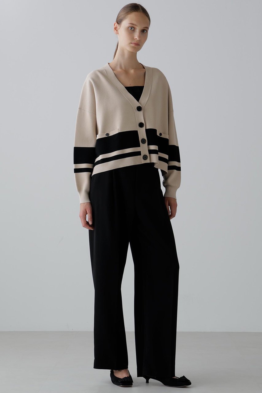 【アドーア/ADORE】のミラノリブカーディガン 人気、トレンドファッション・服の通販 founy(ファニー) ファッション Fashion レディースファッション Fashion for Women トップス・カットソー Cut & Sew Tops ニット Knit Tops & Sweaters カーディガン・羽織り Layered Style Cardigans カーディガン Cardigan, Knitwear ストレッチ Stretch, Stretchy Fabric ボトム Bottoms, Lower Wear ボーダー Border, Stripe ワイド Wide, Wide Fit エレガント 上品 Elegant other-3|ID: prp329100004630180 ipo3291000000034079354