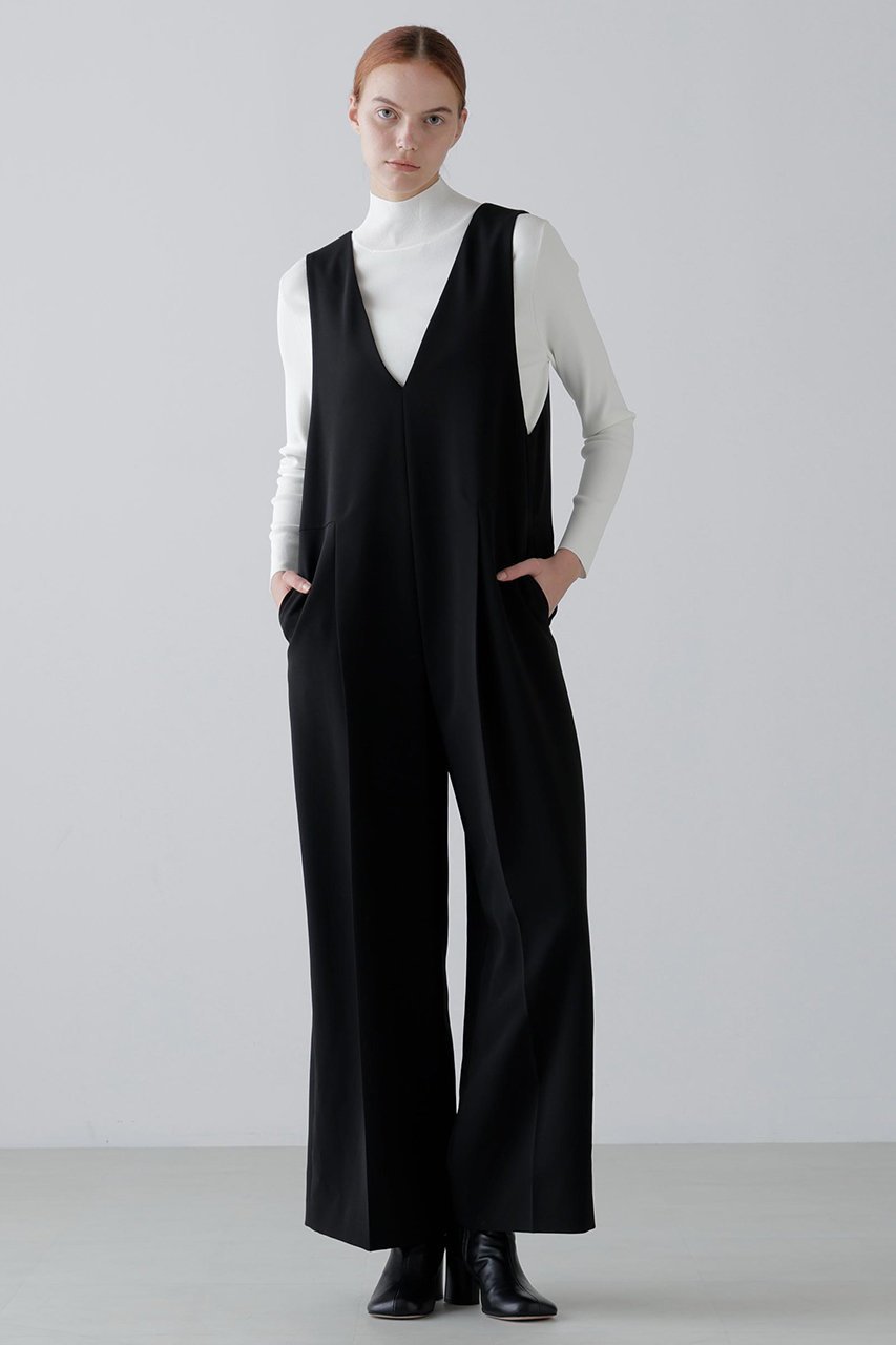 【アドーア/ADORE】のダブルツイルコンビネゾン 人気、トレンドファッション・服の通販 founy(ファニー) 　ファッション　Fashion　レディースファッション　Fashion for Women　パンツ　Pants & Trousers　コンビネゾン　Jumpsuit, All-in-One　ツイル　Twist, Twisted Detail　フロント　Front, Front Design　other-2|ID: prp329100004630181 ipo3291000000036078313